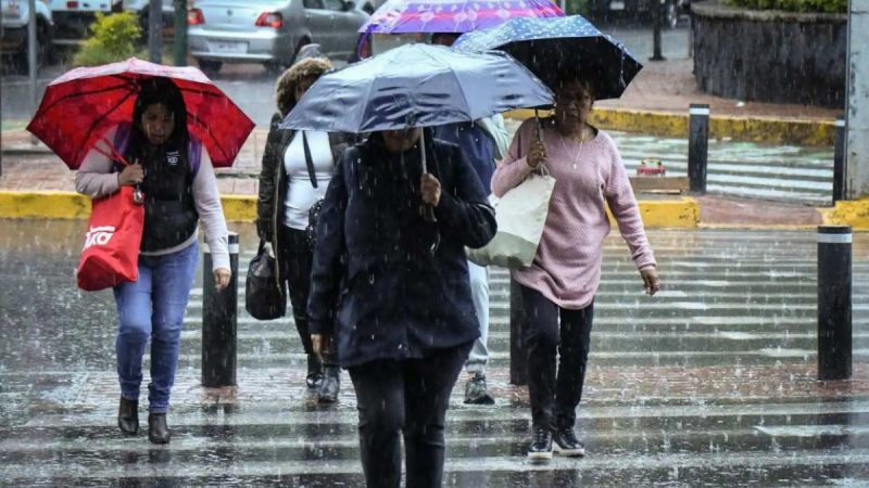 Precipitaciones de intensidad variable se prevén en gran parte del país
